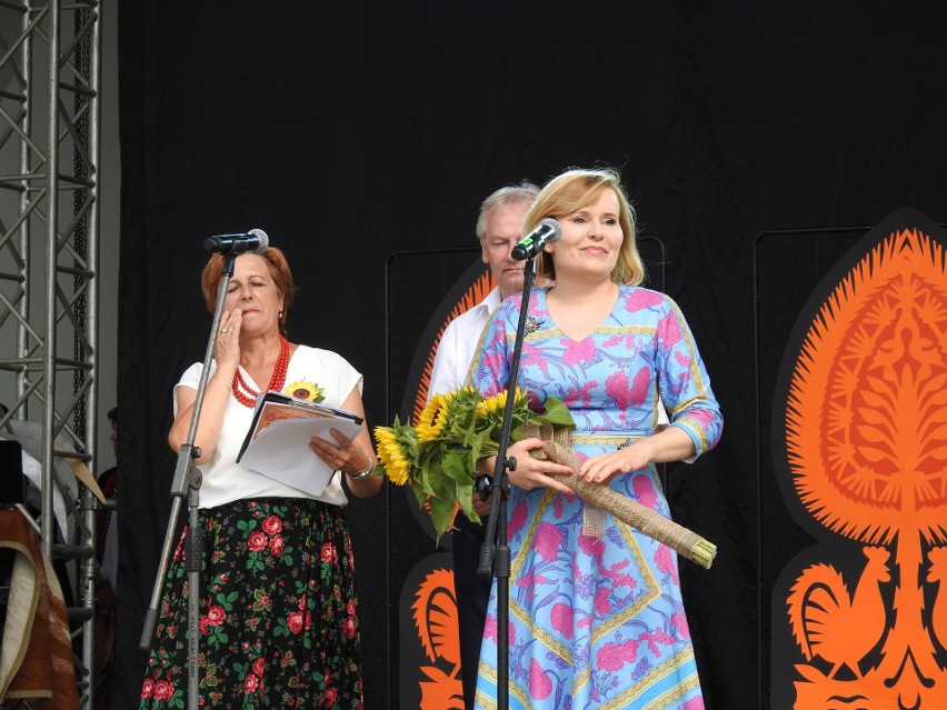 Anna Krupka na dożynkach gminnych