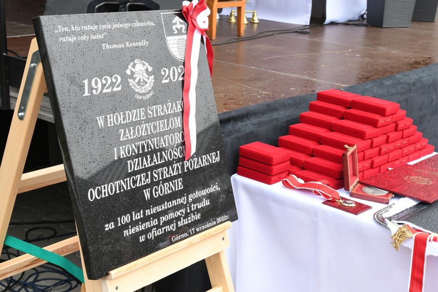 Jubileusz 100-lecia istnienia Ochotniczej Straży Pożarnej w Górnie